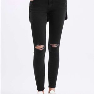 Topshop Black Leigh Jeans